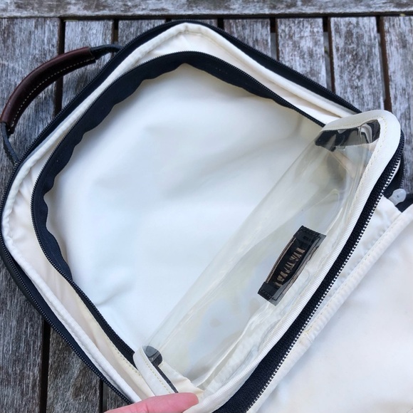 RARE Hartmann Regatta Collection Leather Travel Toiletry Overnight Case Dopp Kit - Picture 7 of 17